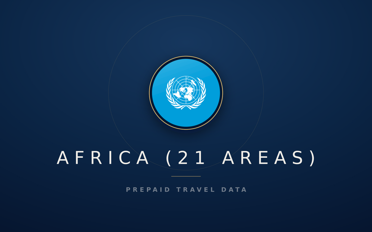 Africa (21 areas) eSIM, prepaid travel data SIM and data plan — product hero