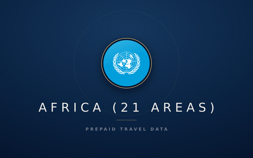 Africa (21 areas) eSIM, prepaid travel data SIM and data plan — product hero