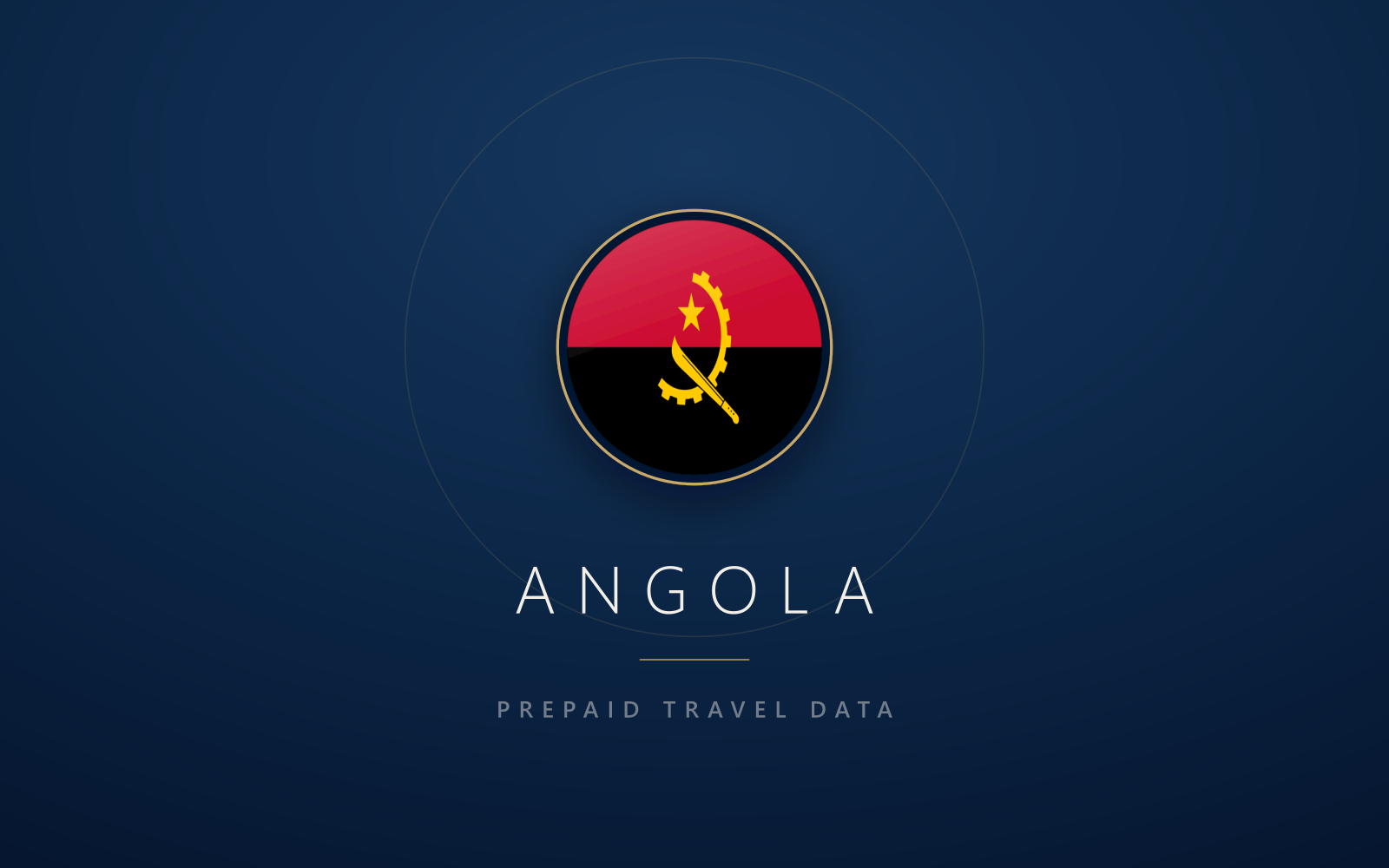 Angola eSIM, prepaid travel data SIM and data plan — product hero