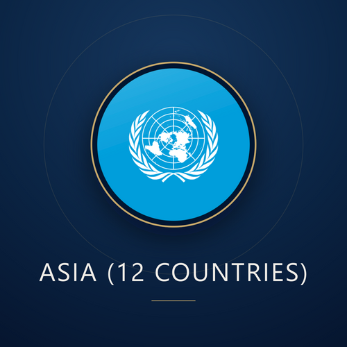 Asia (12 countries) eSIM, prepaid travel data SIM and data plan