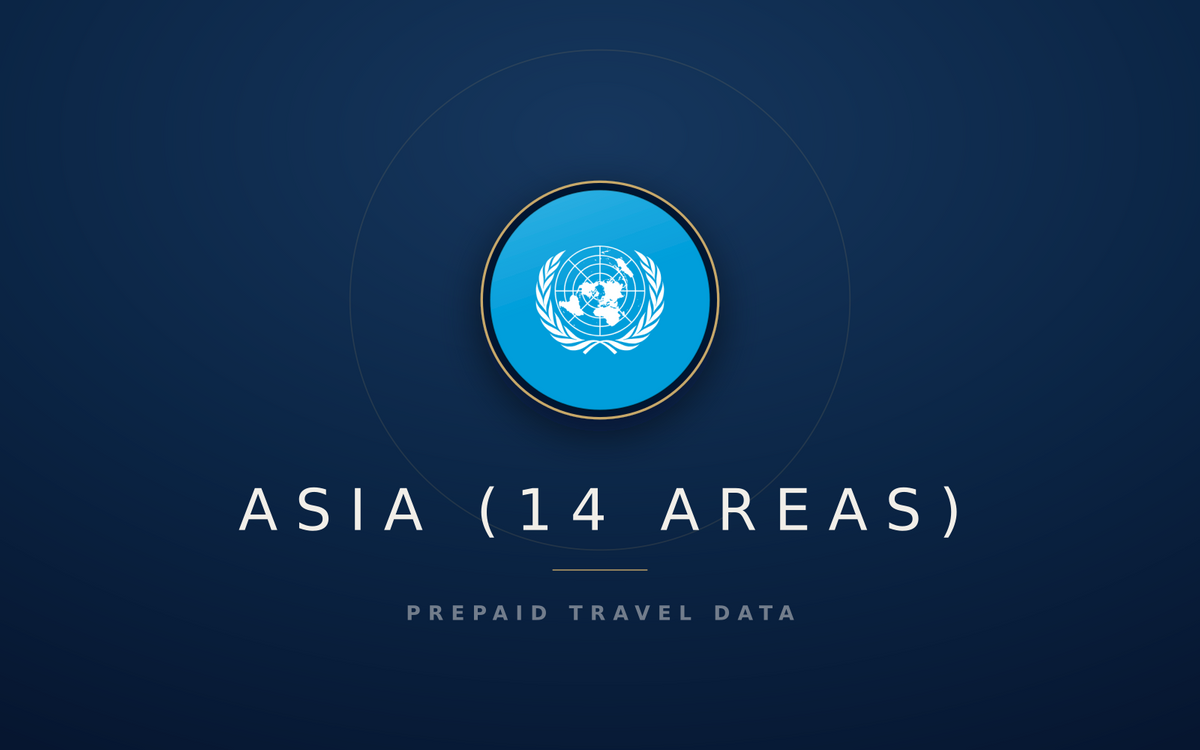Asia (14 areas) eSIM, prepaid travel data SIM and data plan — product hero