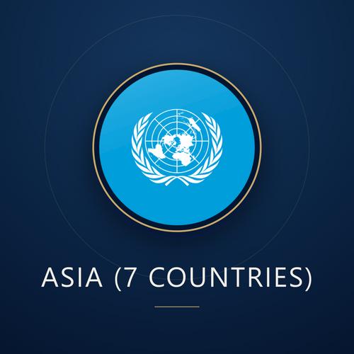 Asia (7 countries) eSIM, prepaid travel data SIM and data plan