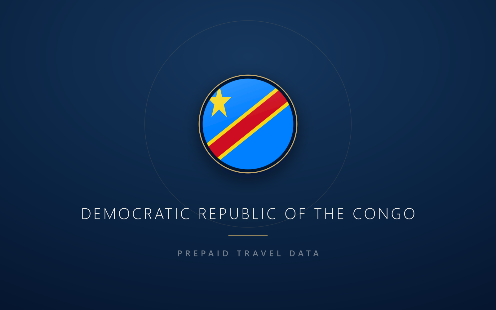 Democratic Republic of the Congo eSIM, prepaid travel data SIM and data plan — product hero