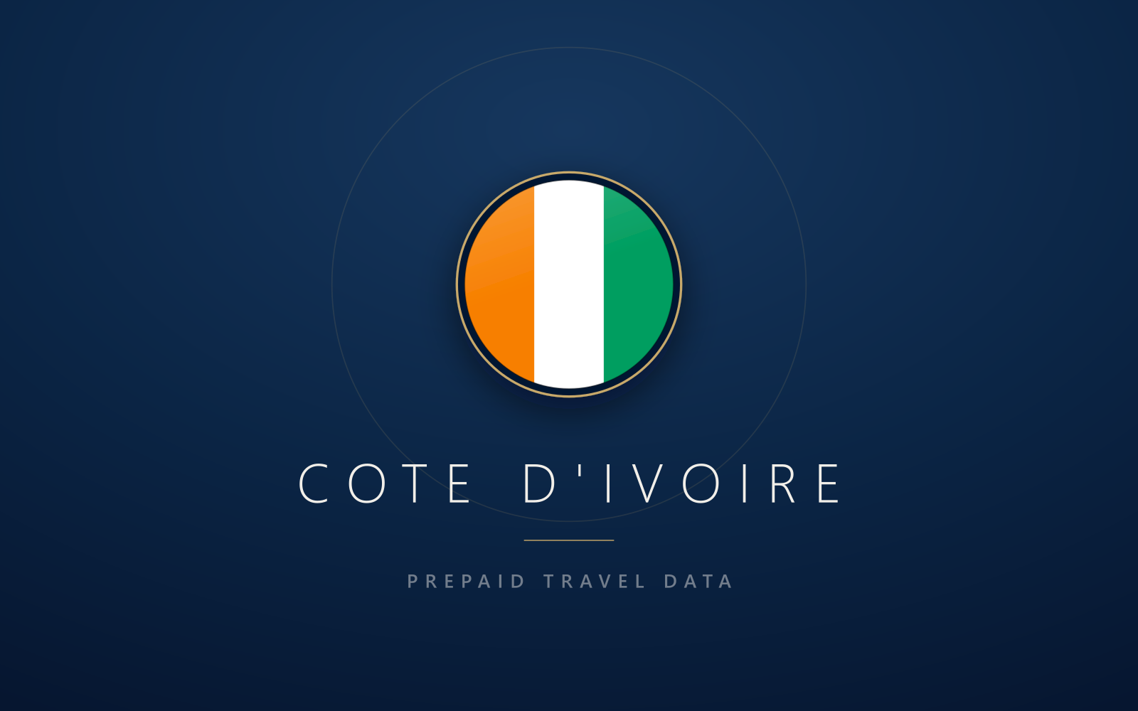 Cote d'Ivoire eSIM, prepaid travel data SIM and data plan — product hero