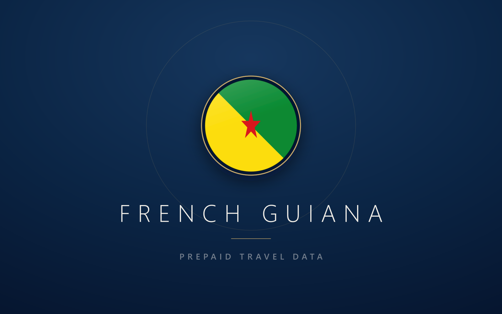 French Guiana eSIM, prepaid travel data SIM and data plan — product hero