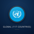 Global (117 countries) eSIM, prepaid travel data SIM and data plan