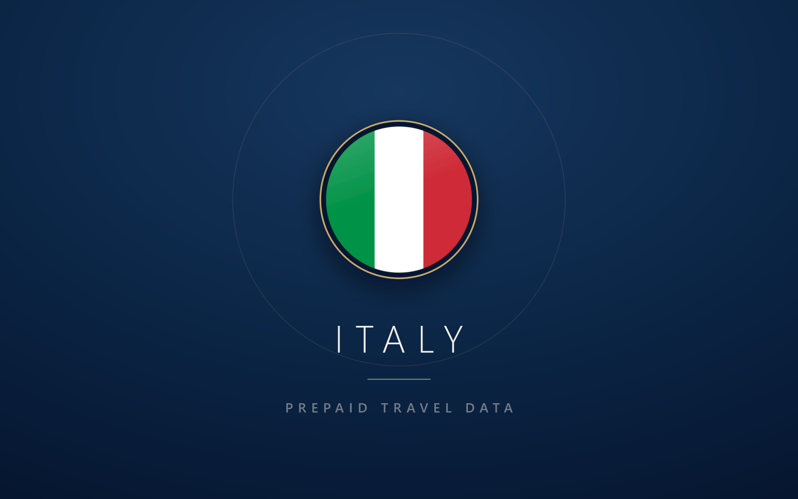Italy eSIM, prepaid travel data SIM and data plan — product hero