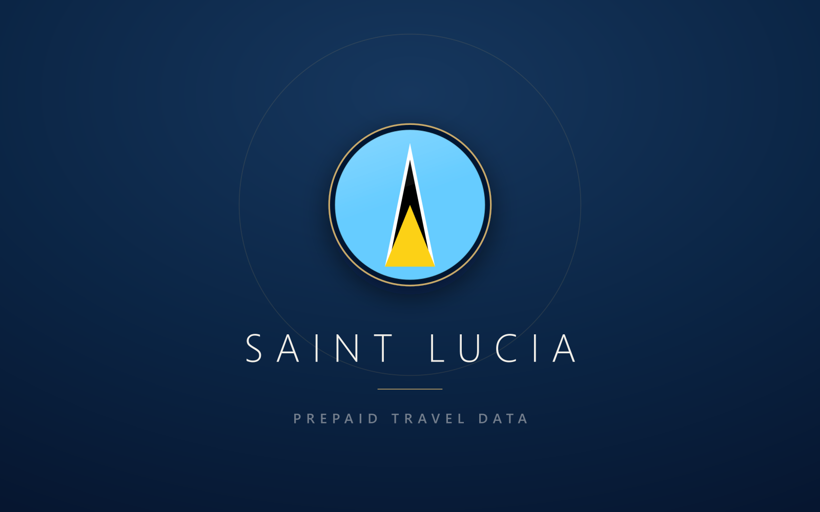 Saint Lucia eSIM, prepaid travel data SIM and data plan — product hero