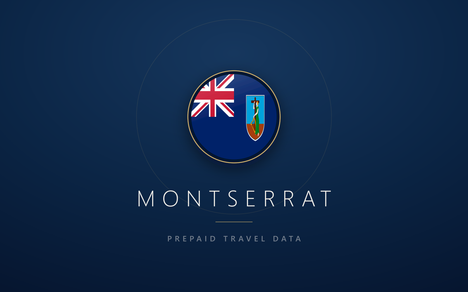 Montserrat eSIM, prepaid travel data SIM and data plan — product hero